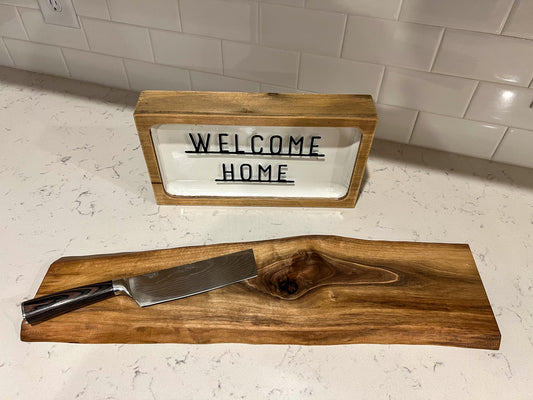 Live Edge Walnut Charcuterie Board