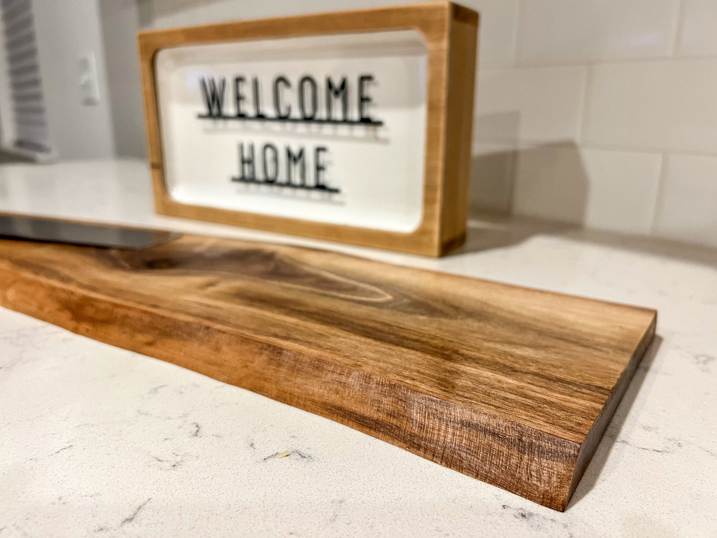Live Edge Walnut Charcuterie Board