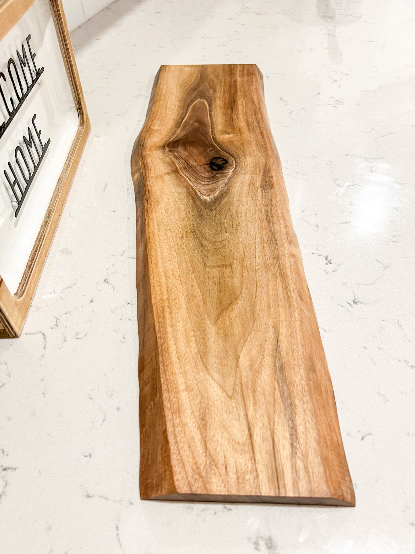 Live Edge Walnut Charcuterie Board