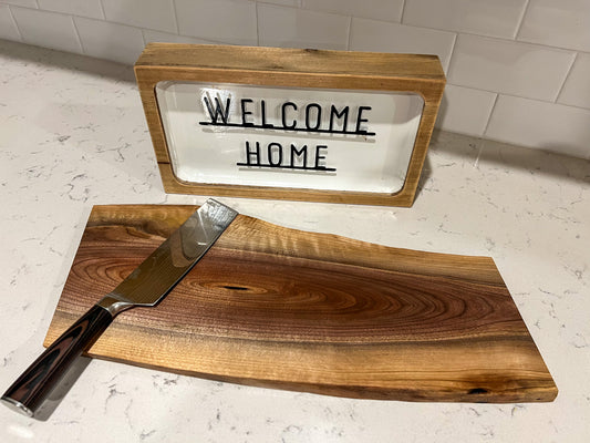 Live Edge Walnut Charcuterie Board