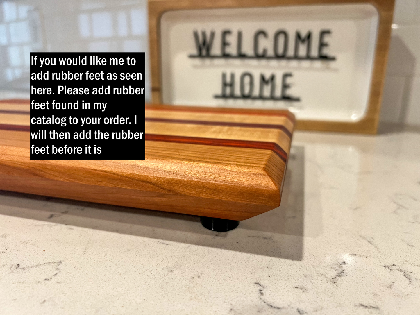 Cherry, Padauk, Hard Maple, & Purple Heart Cutting Board