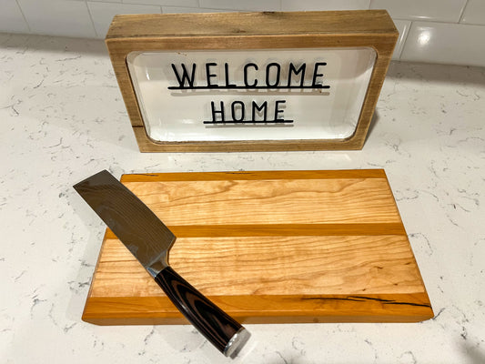 Hard Maple & Tempisque Cutting Board