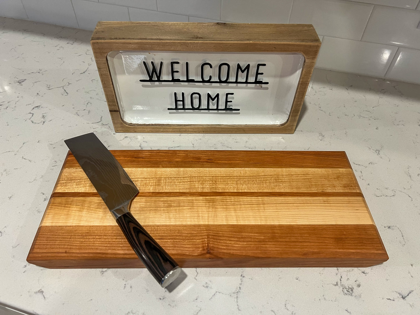 Cherry & Hard Maple Cutting Board